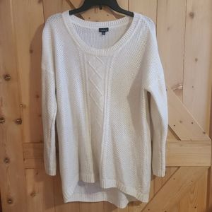 Torrid Plus Size Ivory W/ Gold Sweater